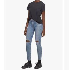AGOLDE Distressed Knee Skinny Jeans Size 26